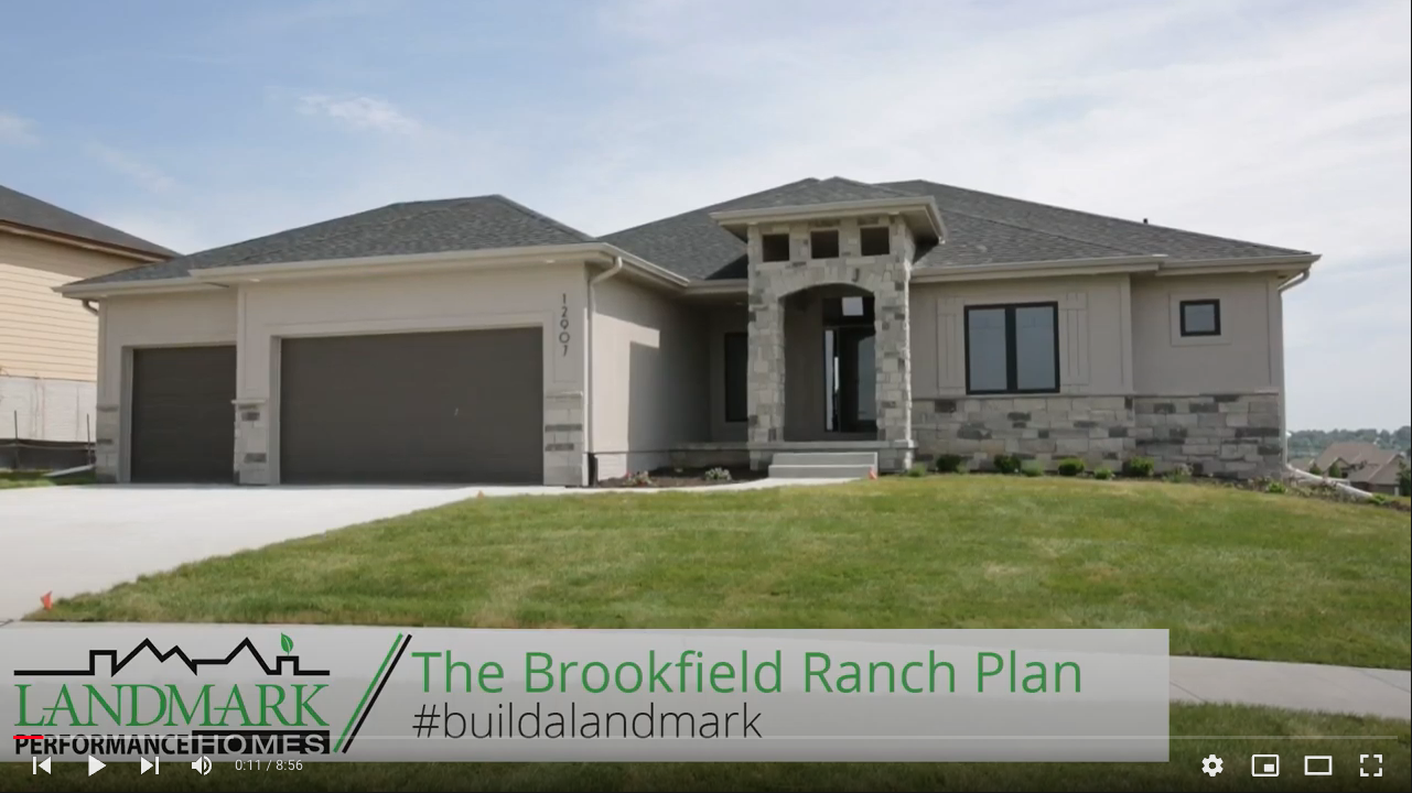 Omaha Home Tour: Landmark Performance Homes | The Brookfield Ranch Plan